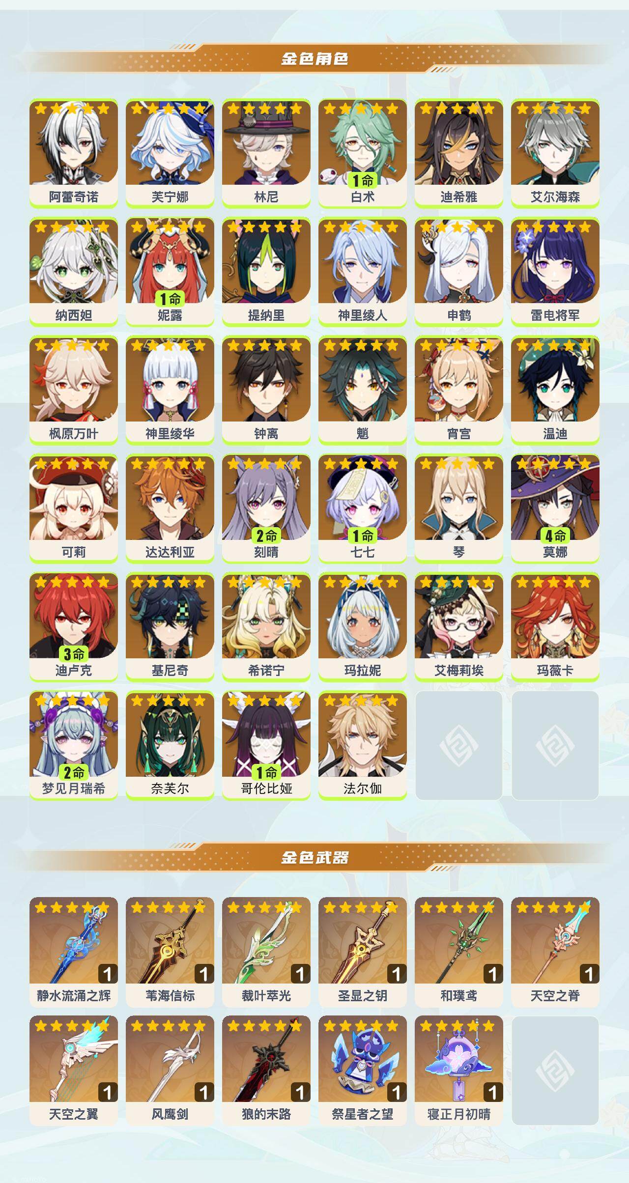 YSEY43788原神账号详情图3