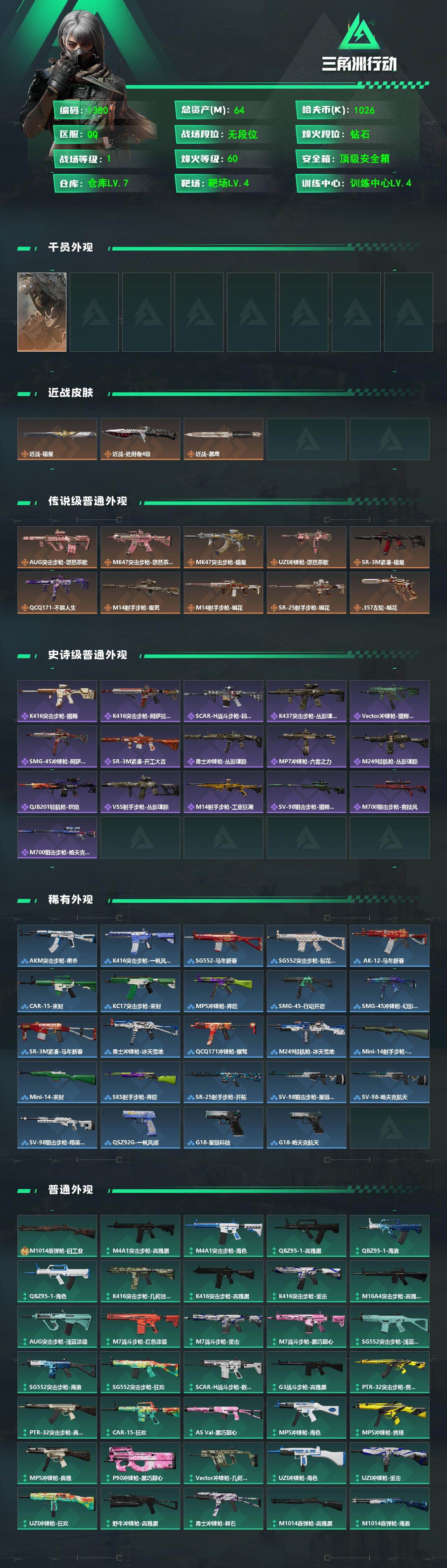 SJZCMW487596三角洲行动账号详情图2