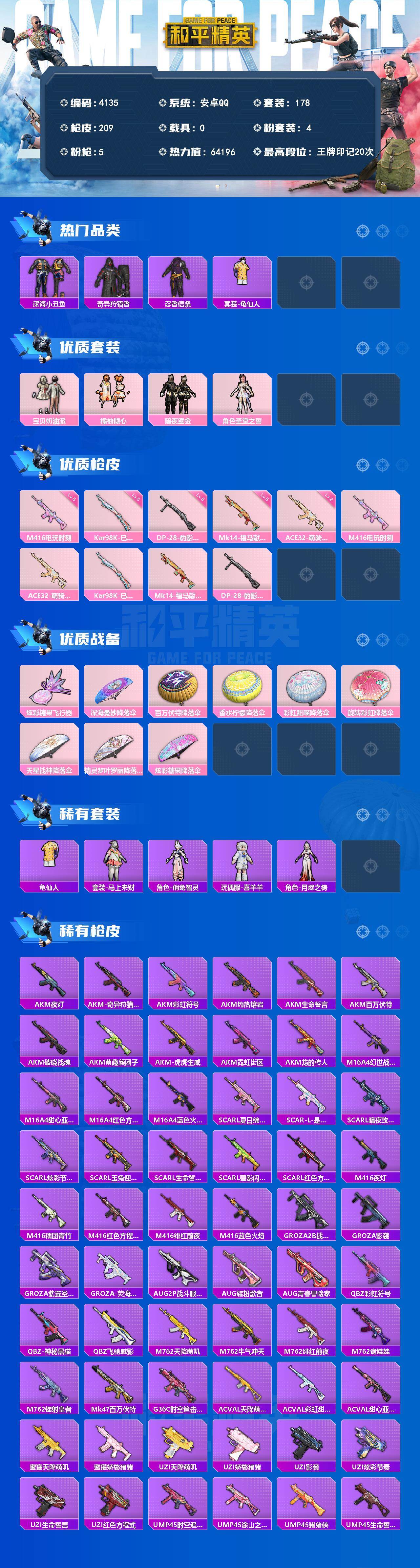 HPLX4143075和平精英账号详情图2