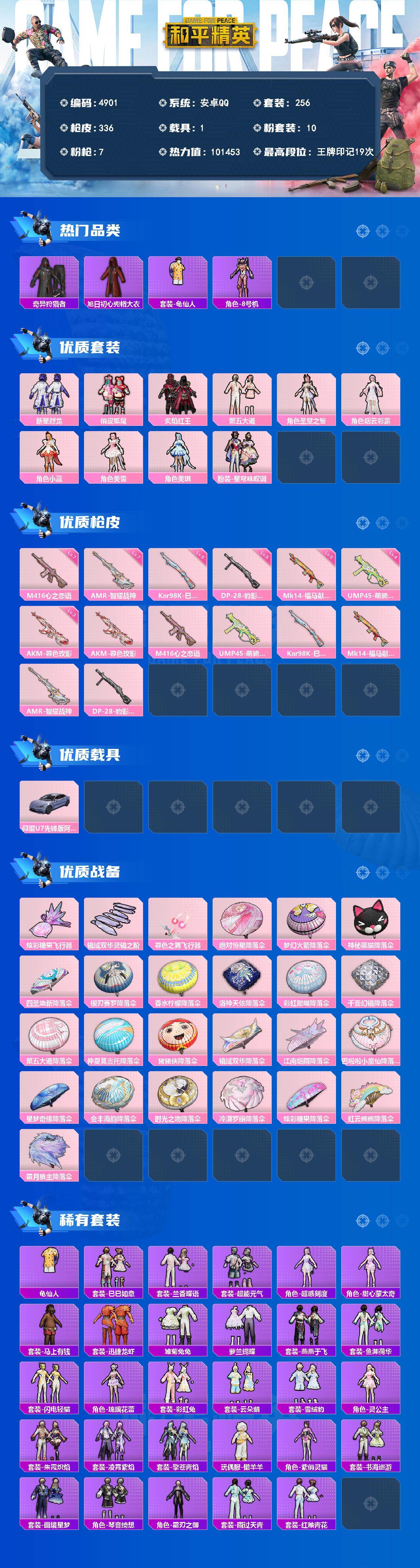 HPLX4143517和平精英账号详情图2