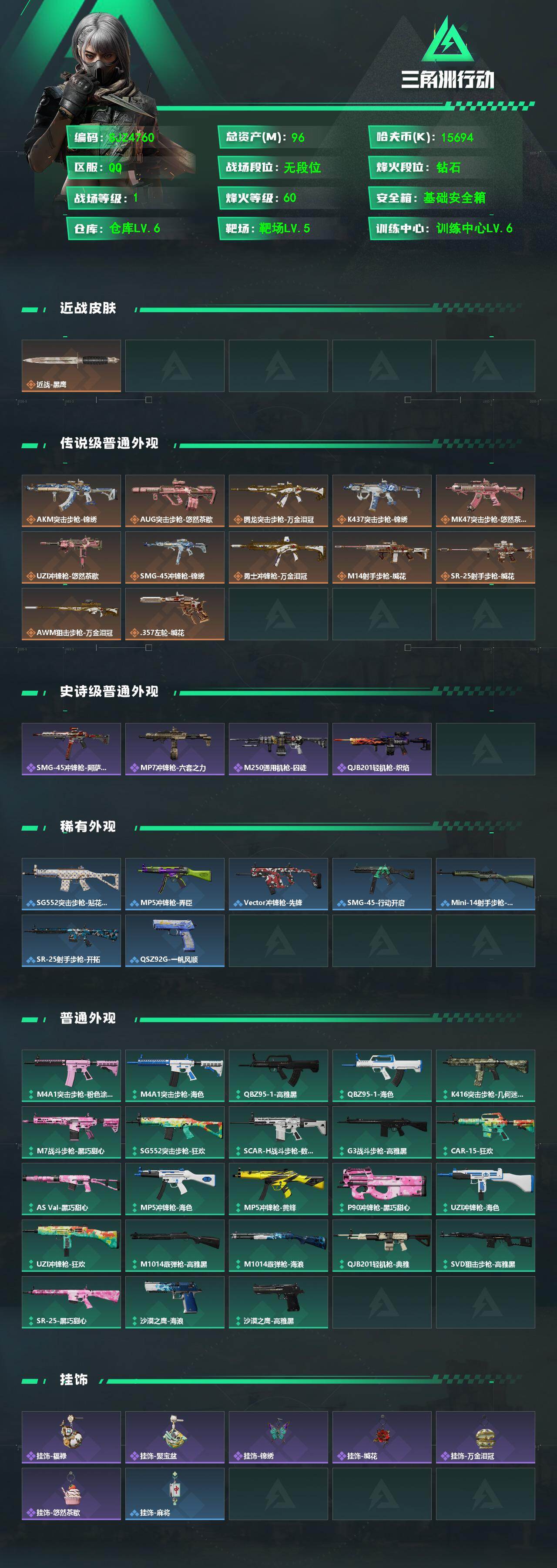 SJZEY481934三角洲行动账号详情图2