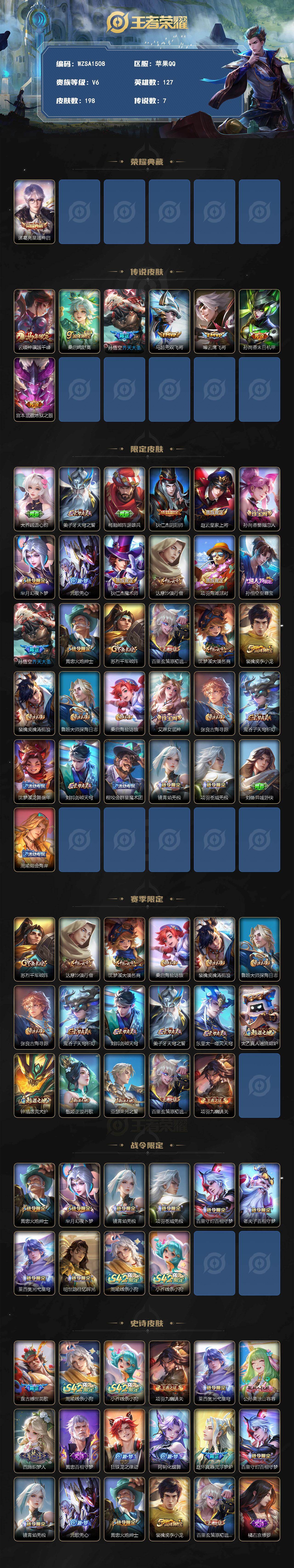 WZEY4260211王者荣耀账号详情图2