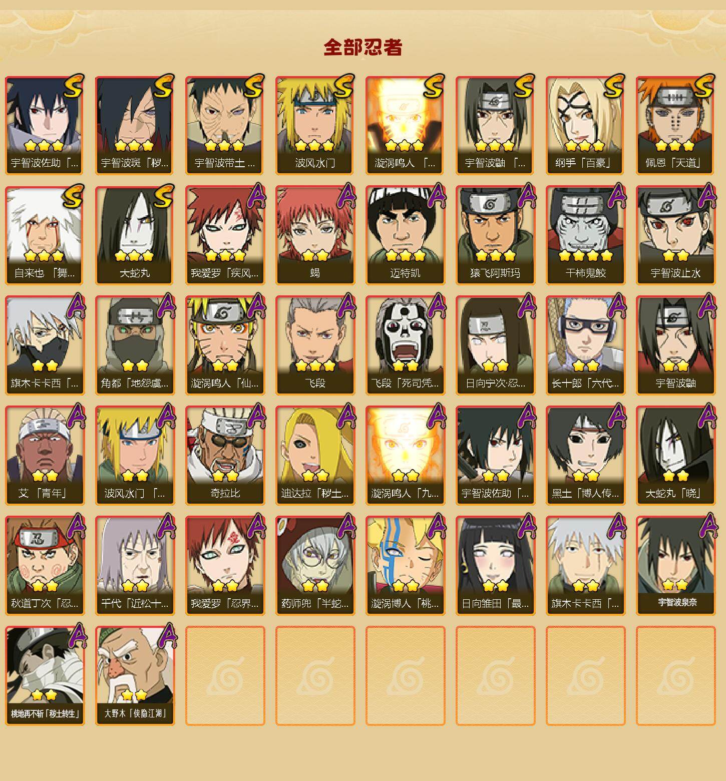 HYEY424399火影忍者账号详情图2