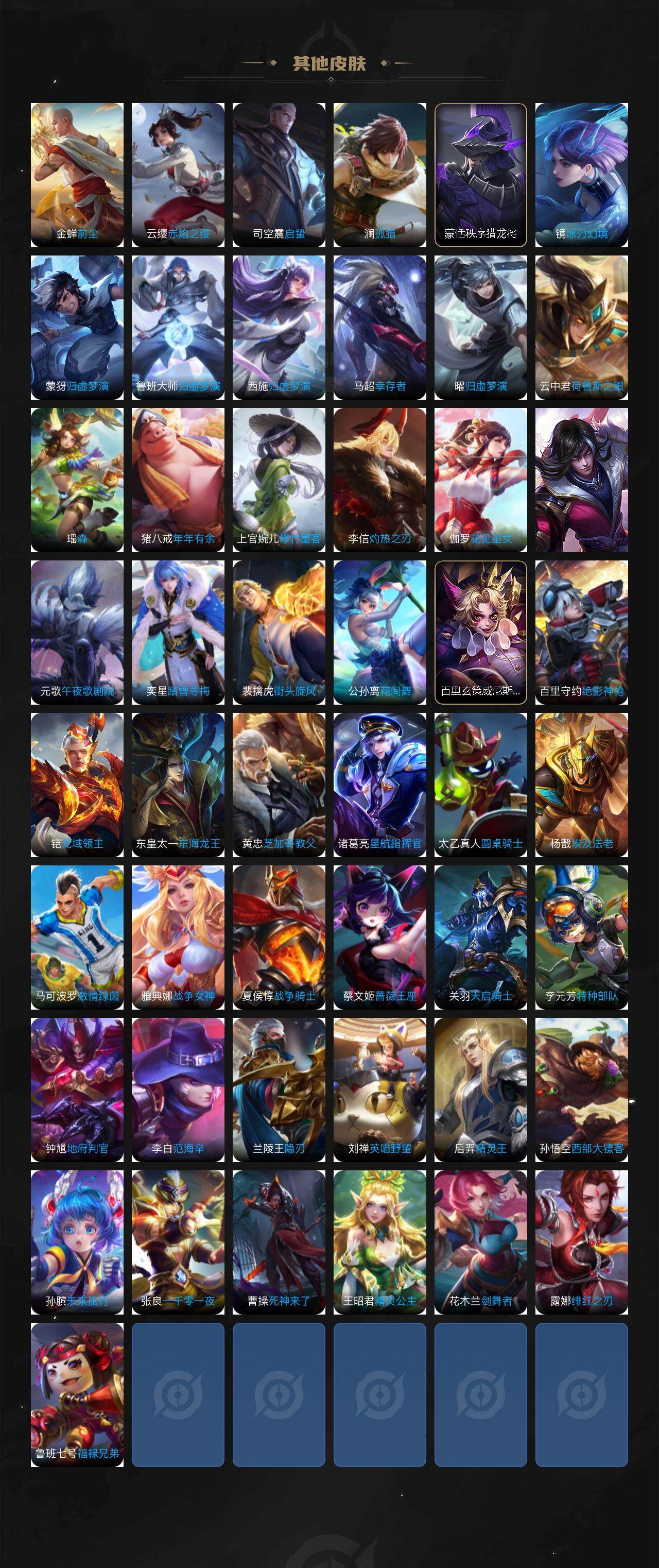 WZLX4259826王者荣耀账号详情图5