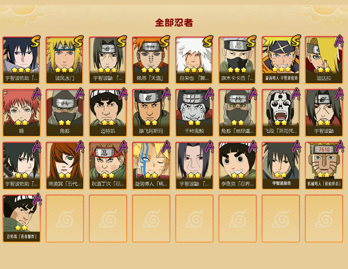 HYEY424198火影忍者账号详情图2