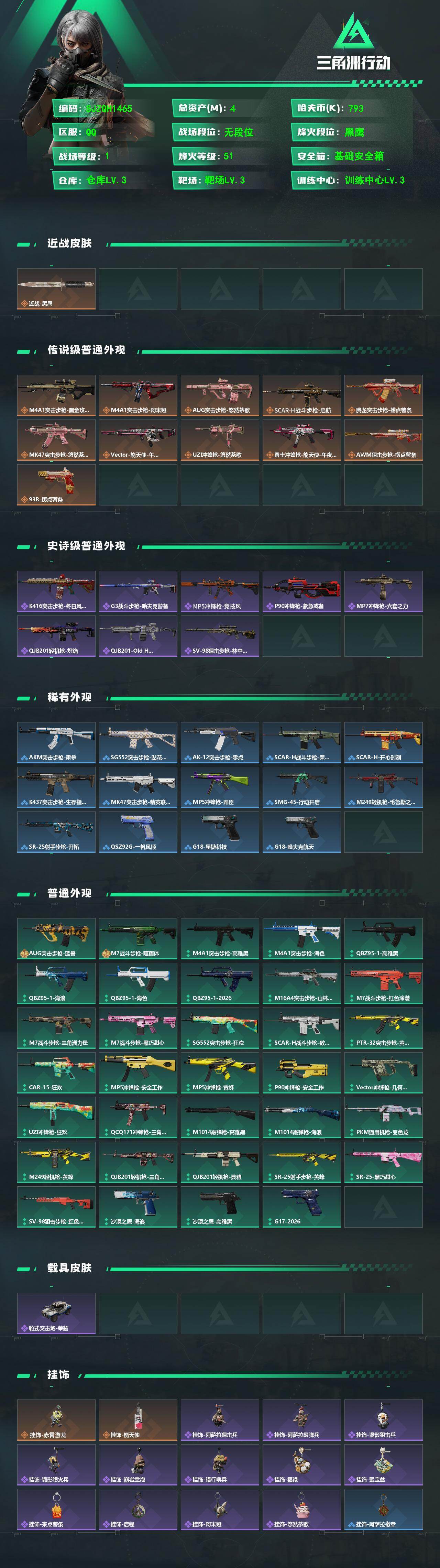 SJZEY481000三角洲行动账号详情图2