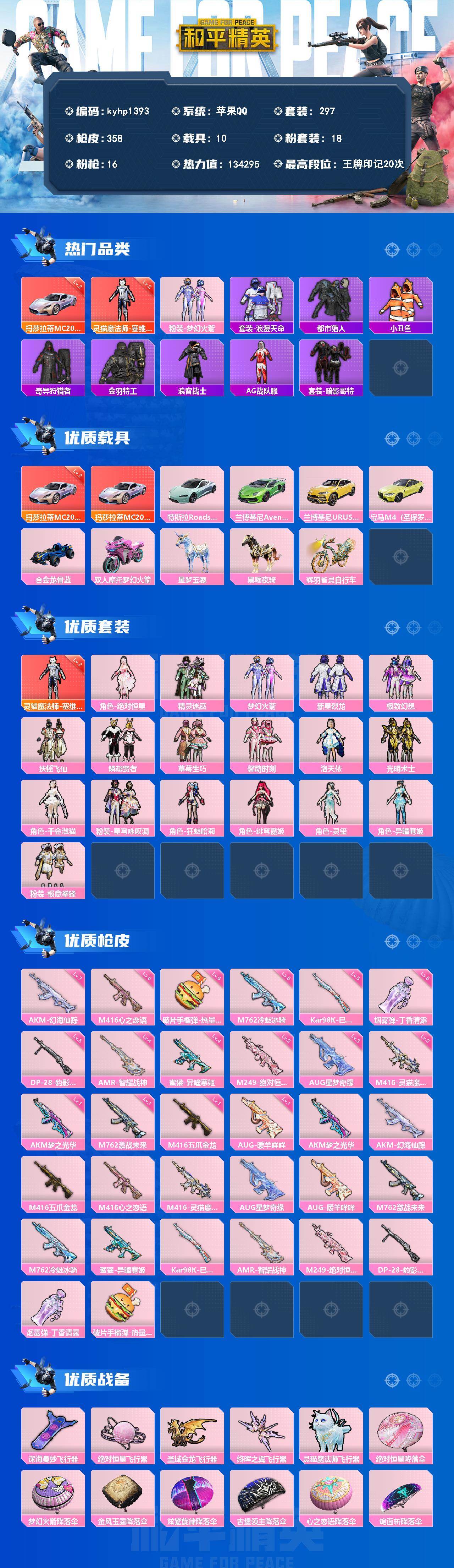 HPLX4150837和平精英账号详情图2 HPLX4150837和平精英账号详情图2