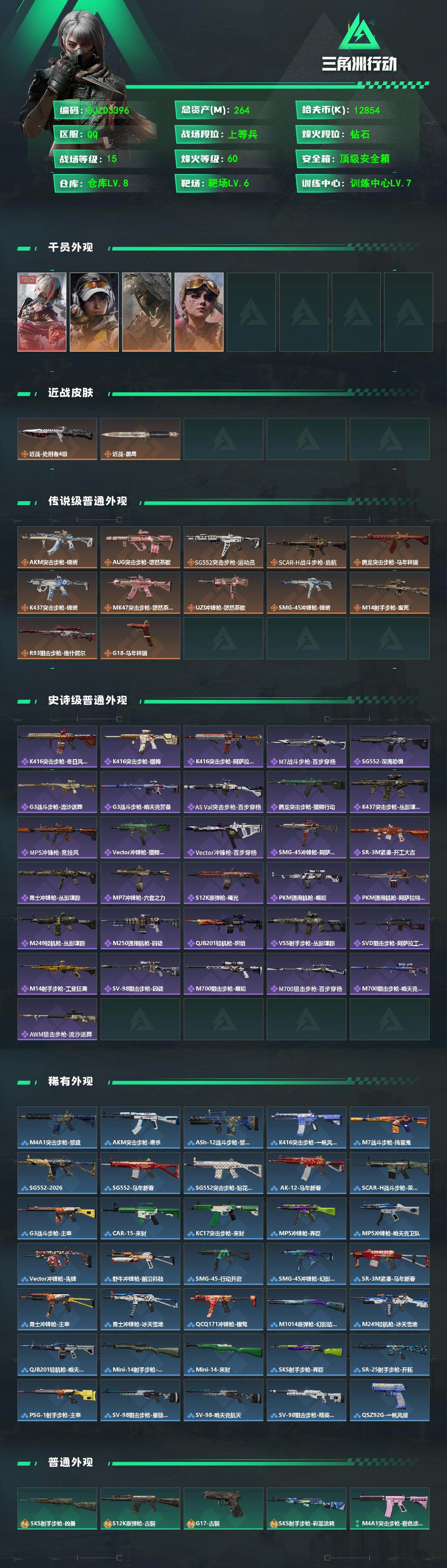 SJZQM481442三角洲行动账号详情图3