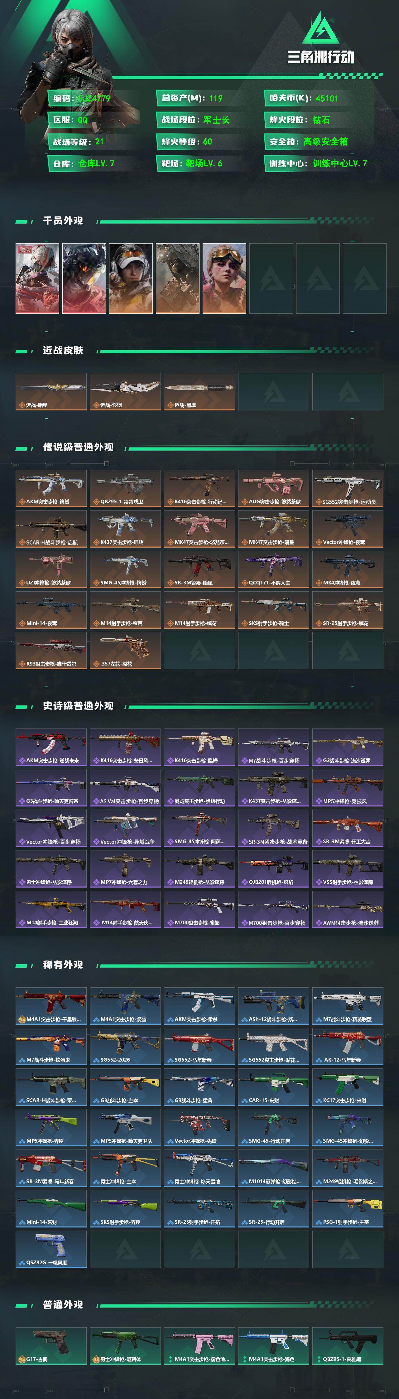 SJZEY482266三角洲行动账号详情图2