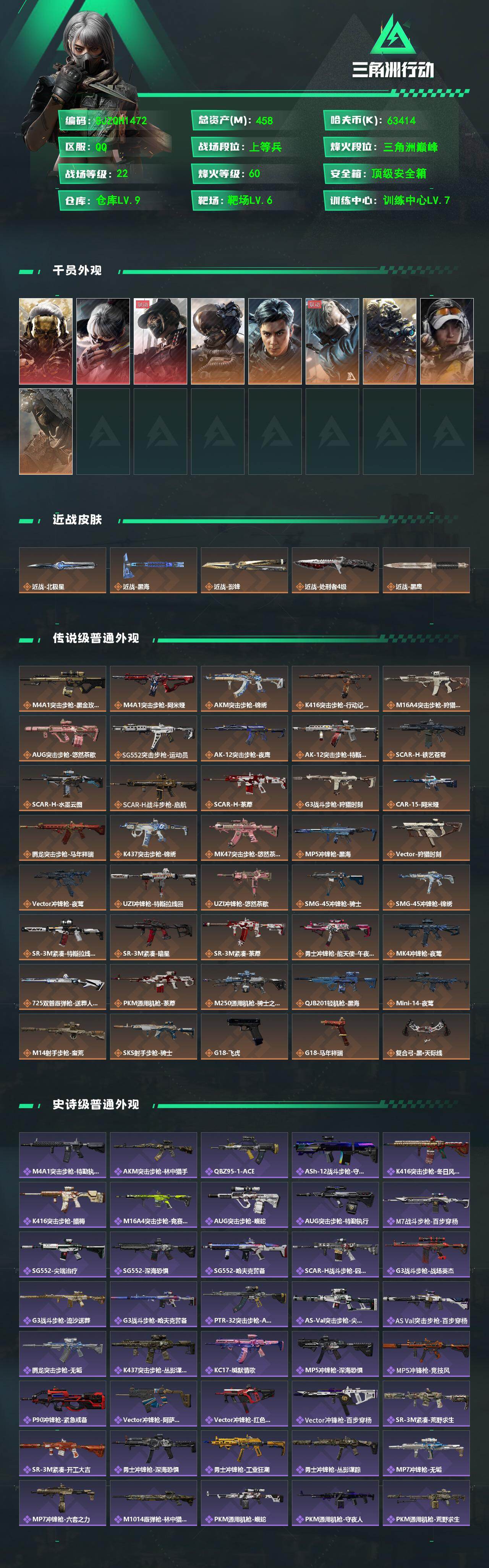 SJZQM482038三角洲行动账号详情图3 SJZQM482038三角洲行动账号详情图3