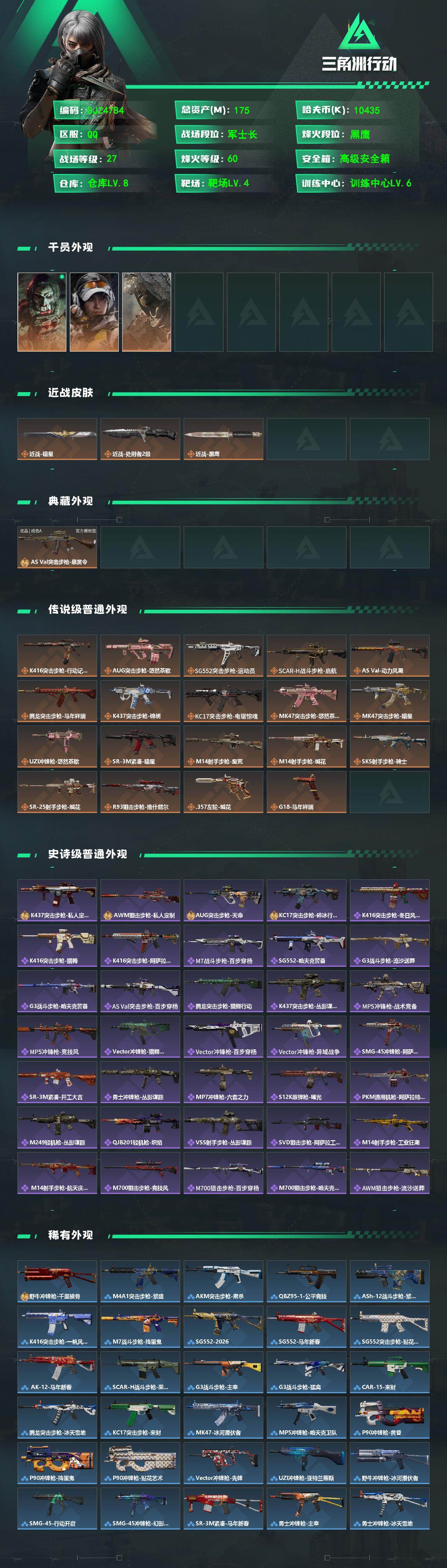 SJZEY482442三角洲行动账号详情图2