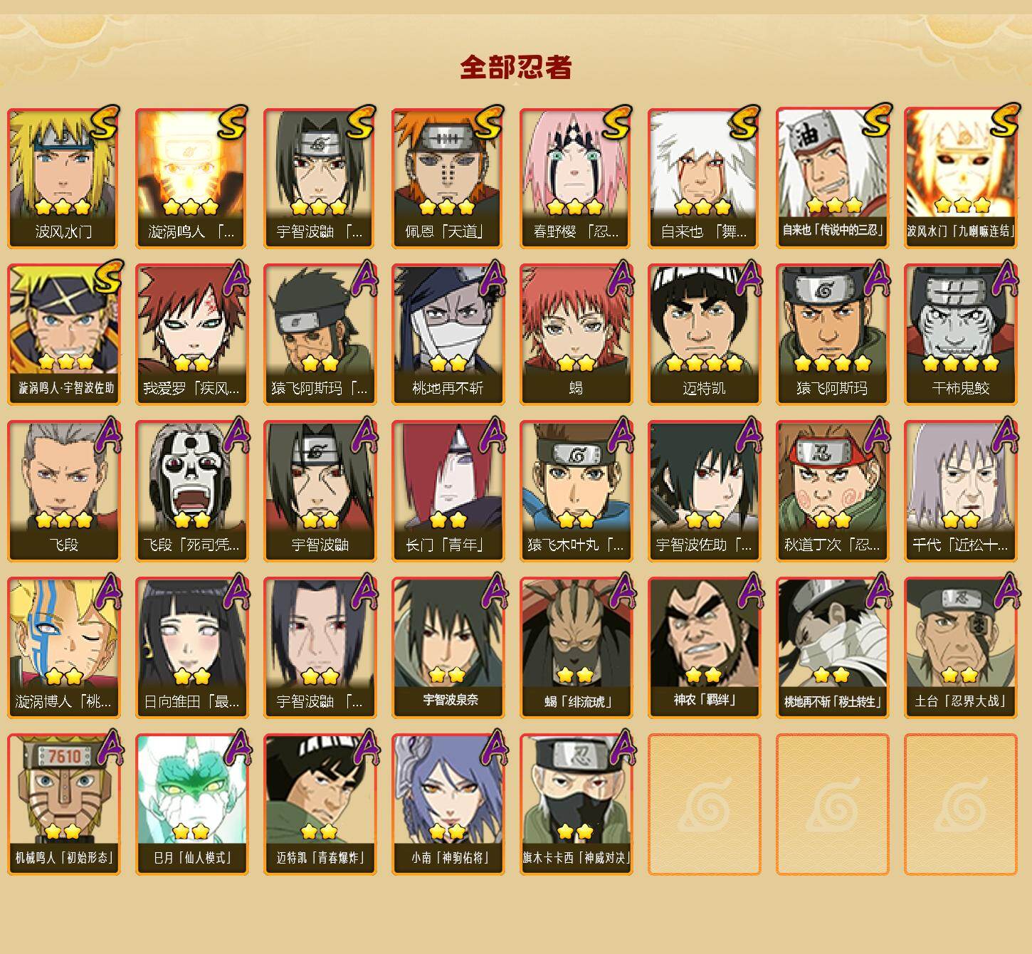 HYEY424398火影忍者账号详情图2