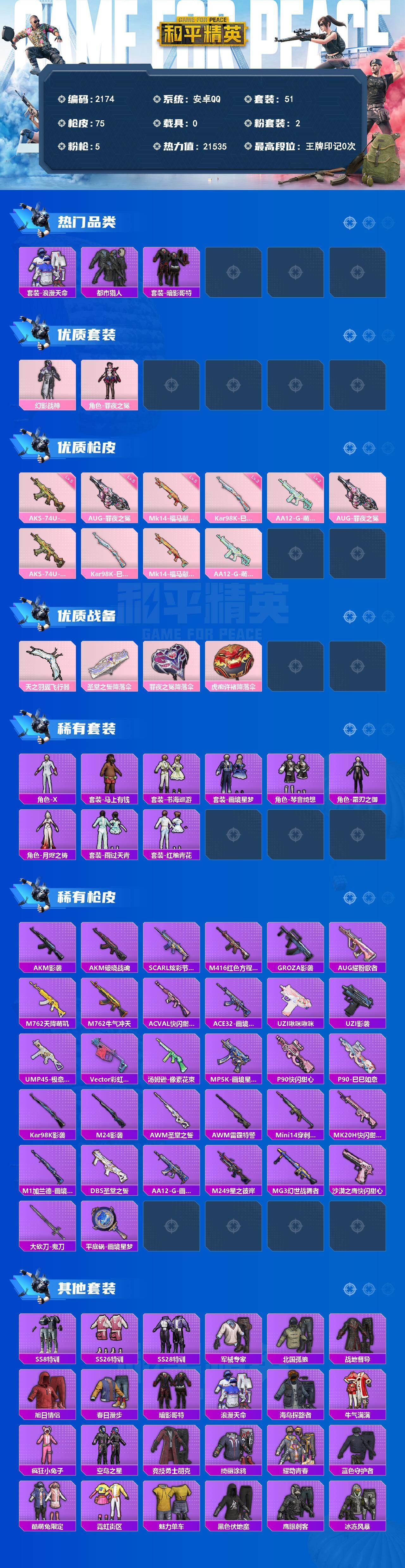 HPQM4143941和平精英账号详情图3