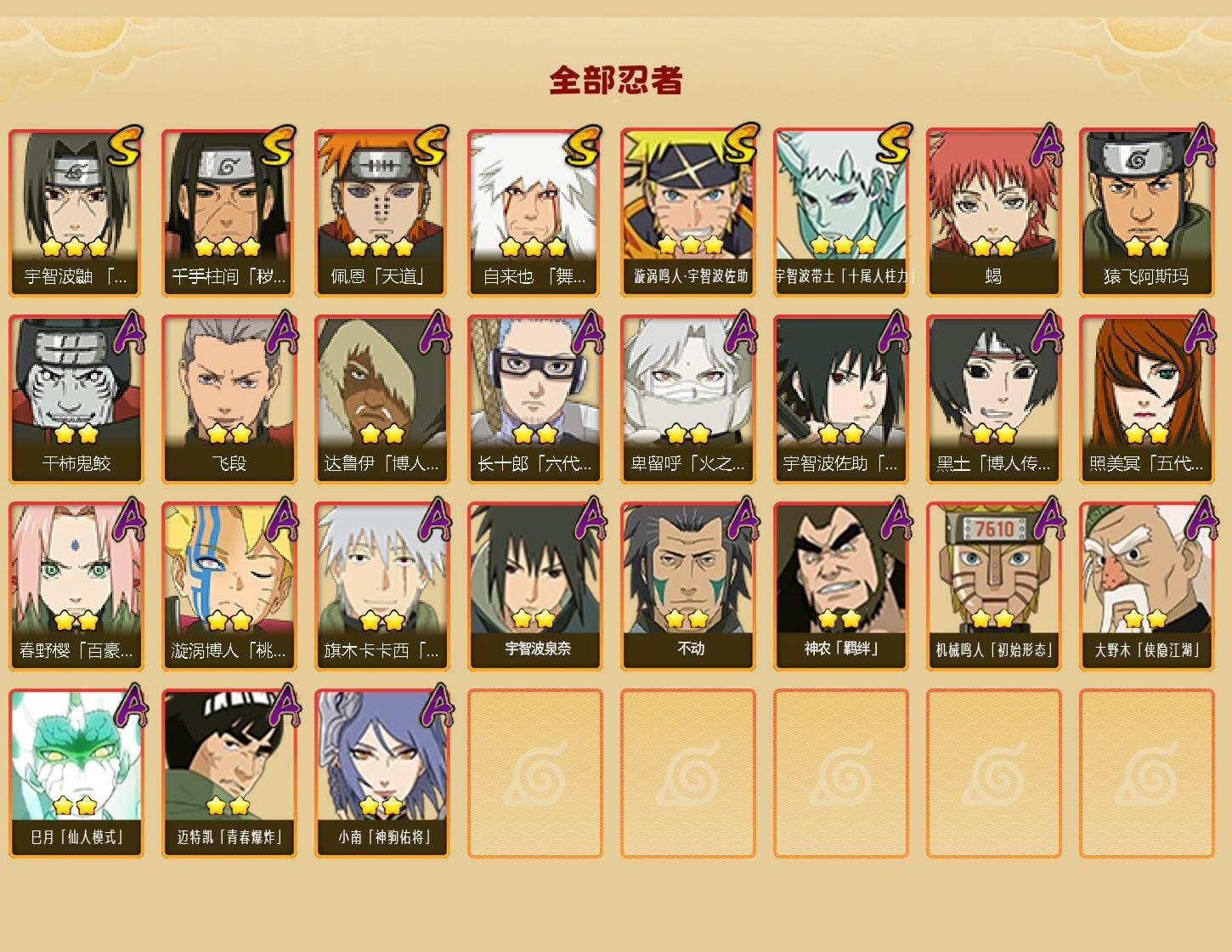 HYEY424507火影忍者账号详情图2 HYEY424507火影忍者账号详情图2