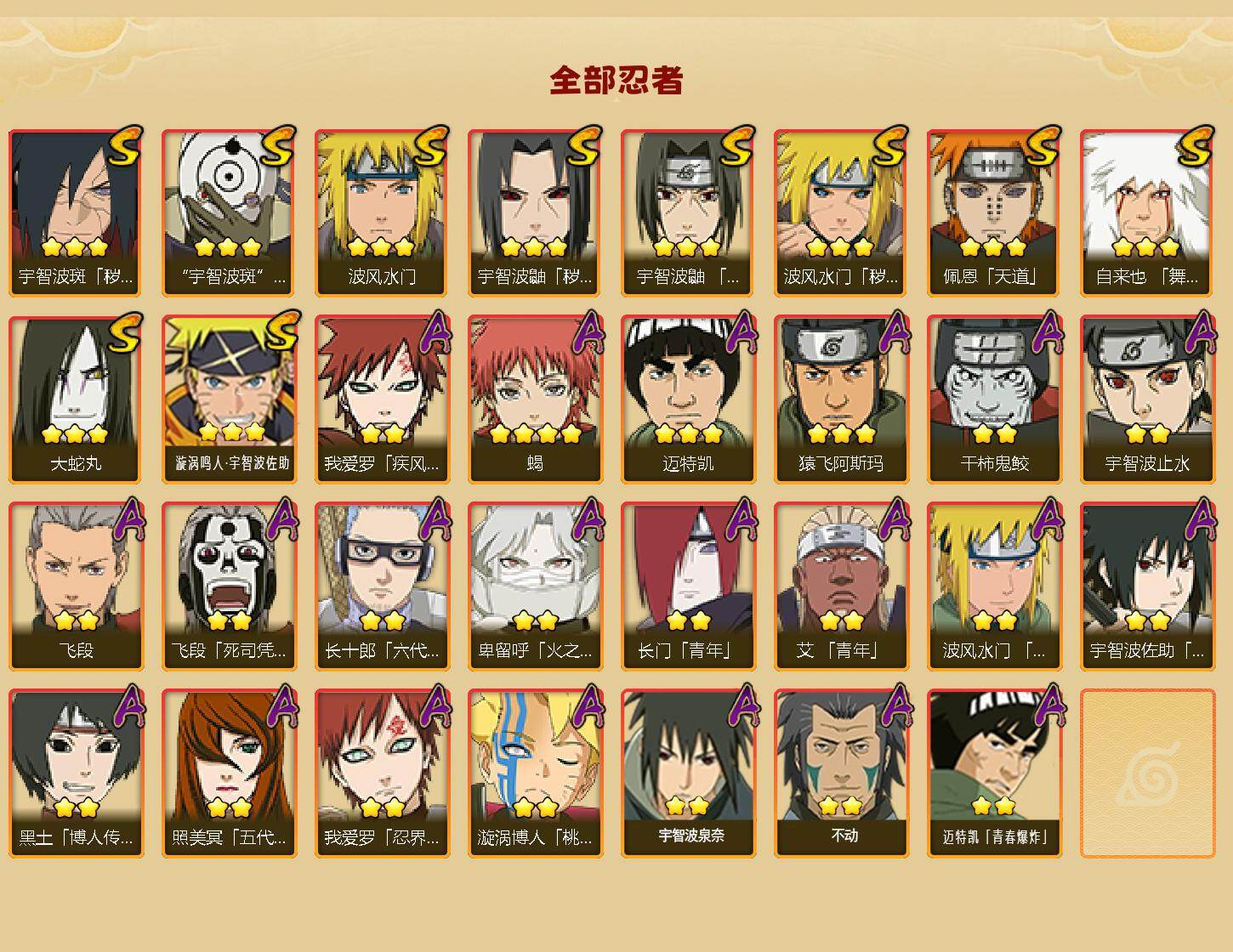 HYEY424594火影忍者账号详情图2 HYEY424594火影忍者账号详情图2