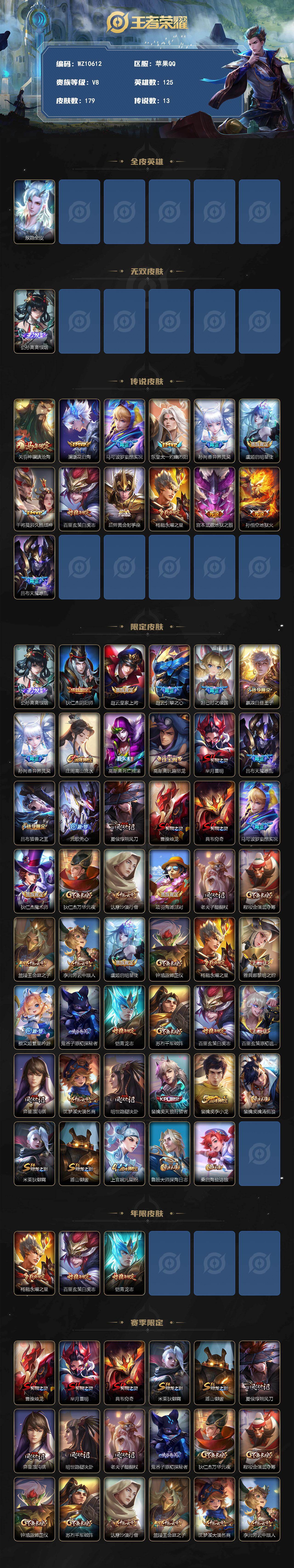 WZXS4283856王者荣耀账号详情图2