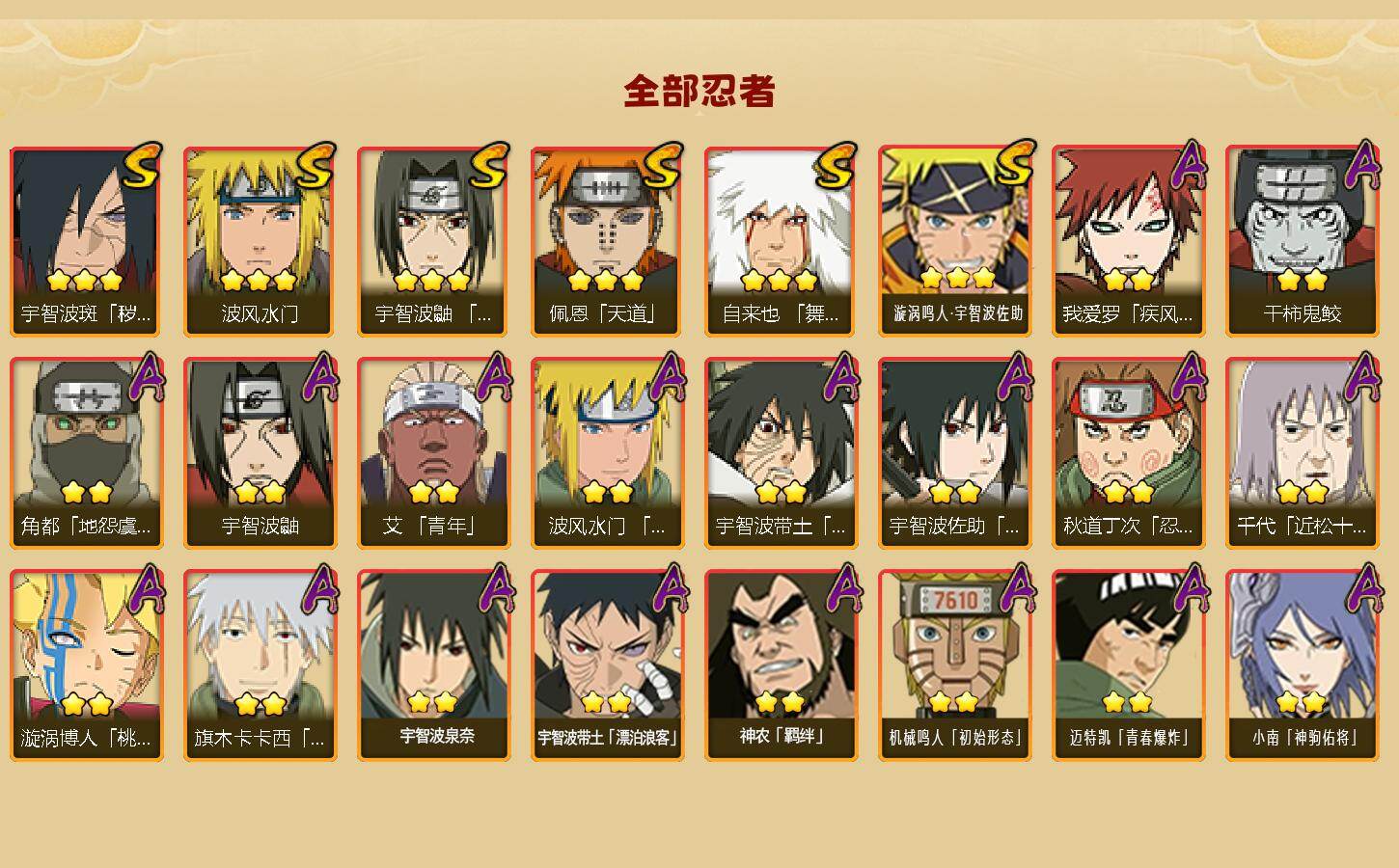 HYCMW427237火影忍者账号详情图2