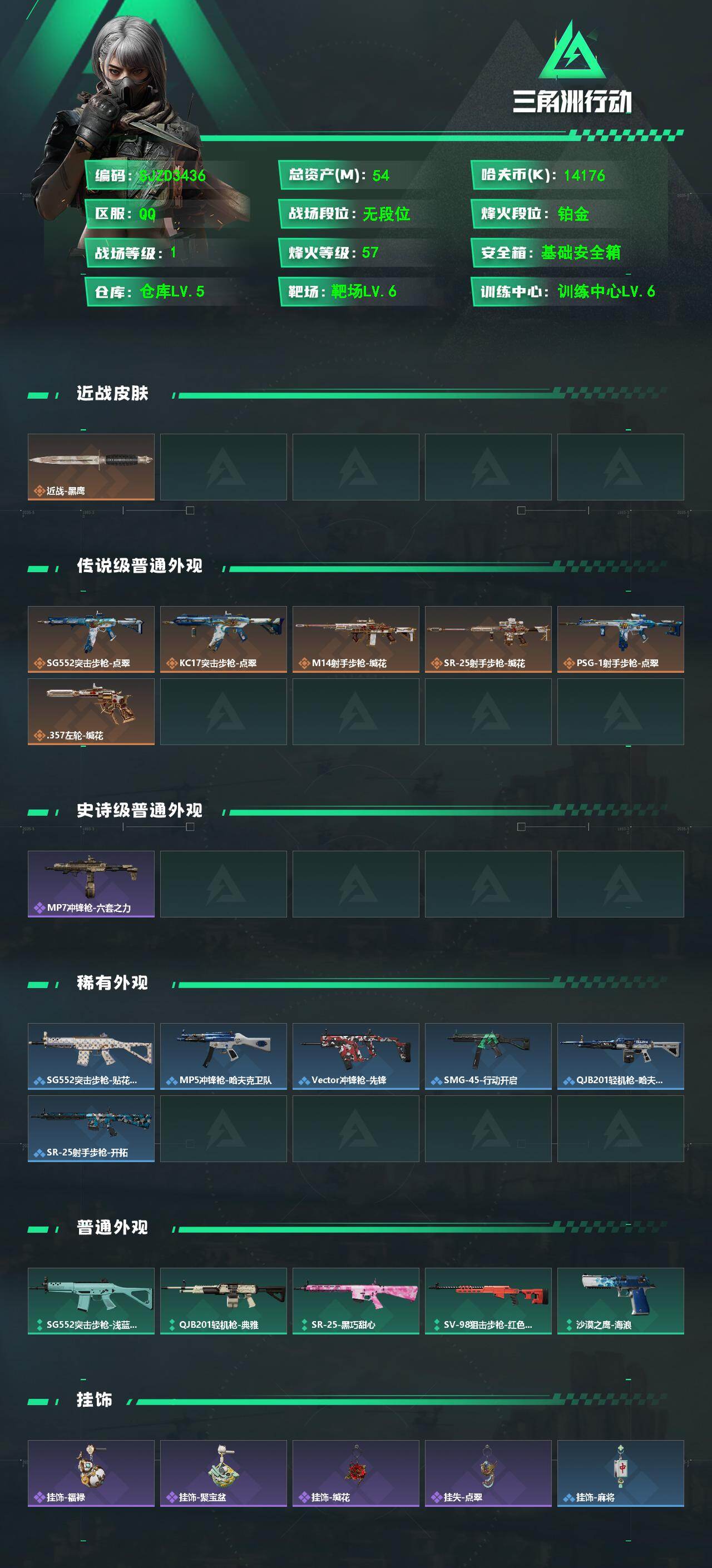 SJZEY482516三角洲行动账号详情图2