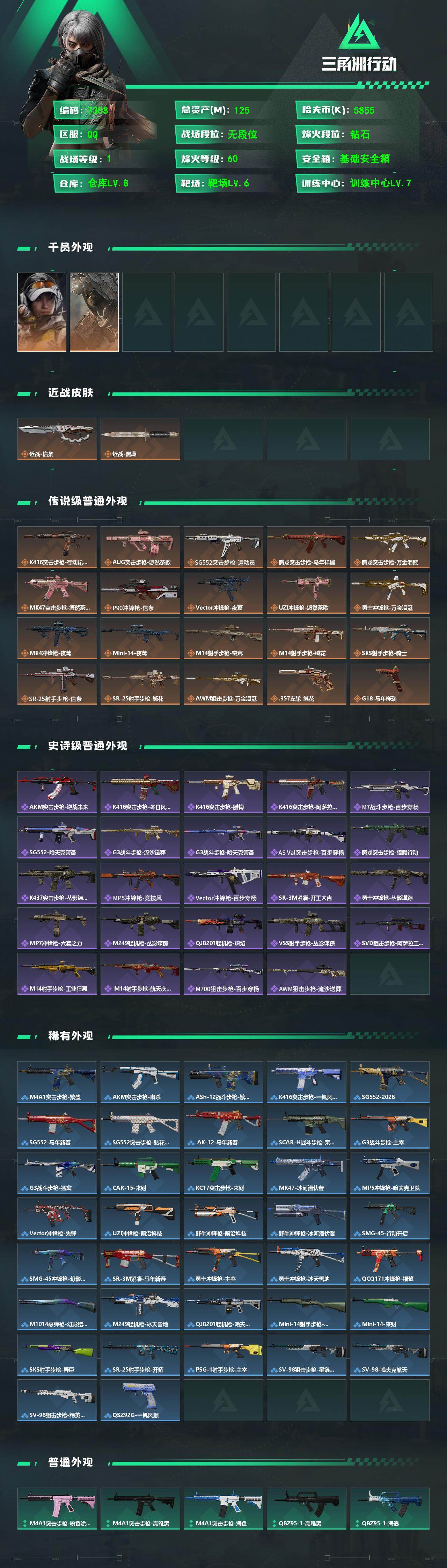 SJZCMW491074三角洲行动账号详情图2