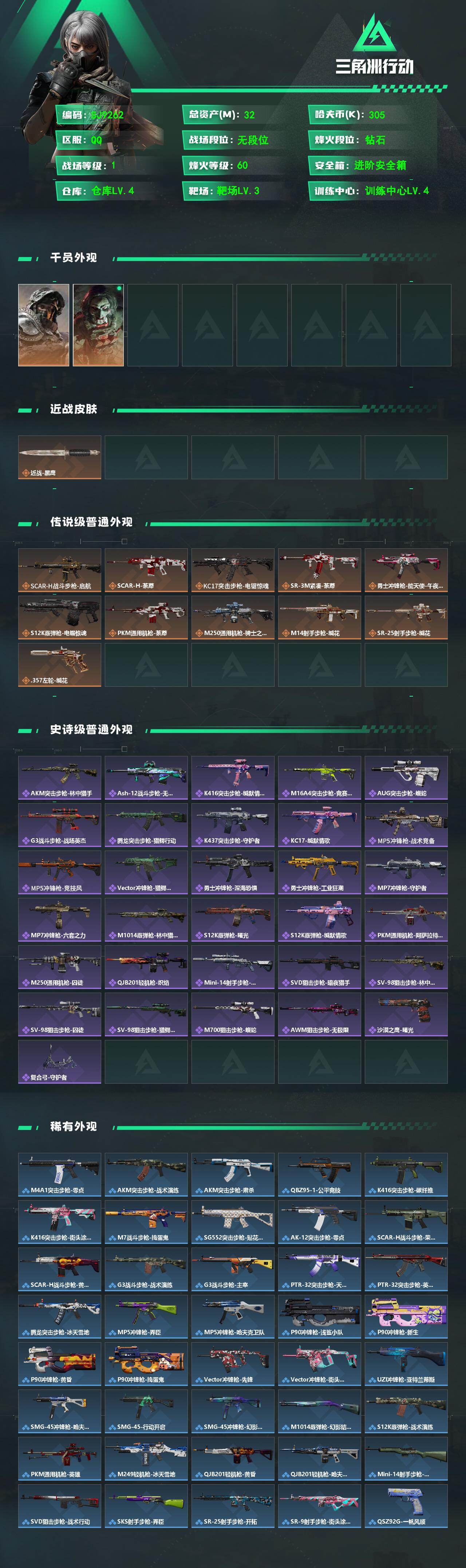 SJZEY482954三角洲行动账号详情图2