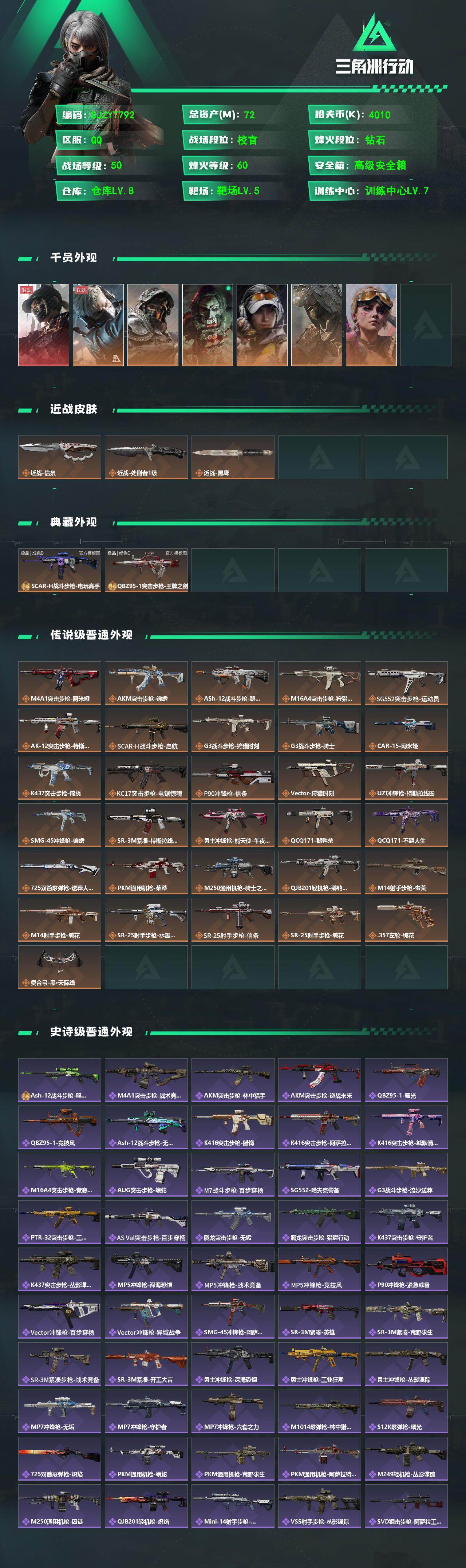 SJZEY483749三角洲行动账号详情图2