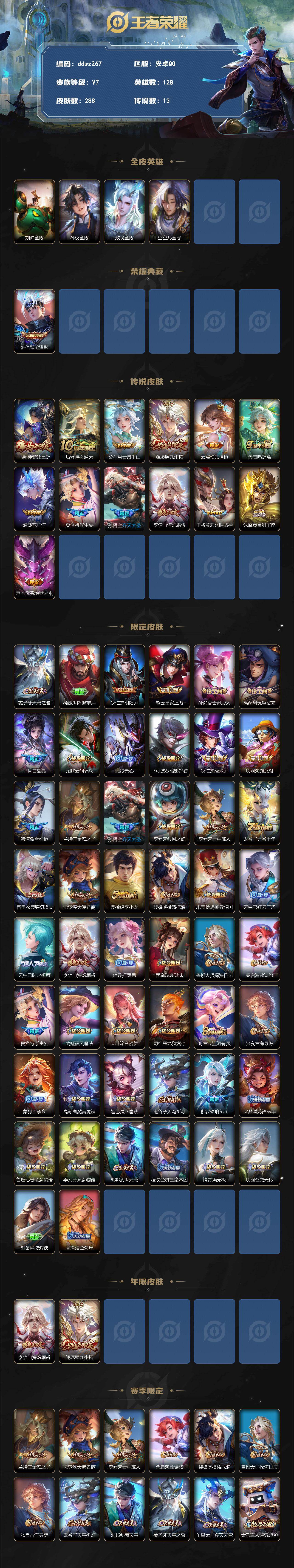 WZCMW4299688王者荣耀账号详情图2