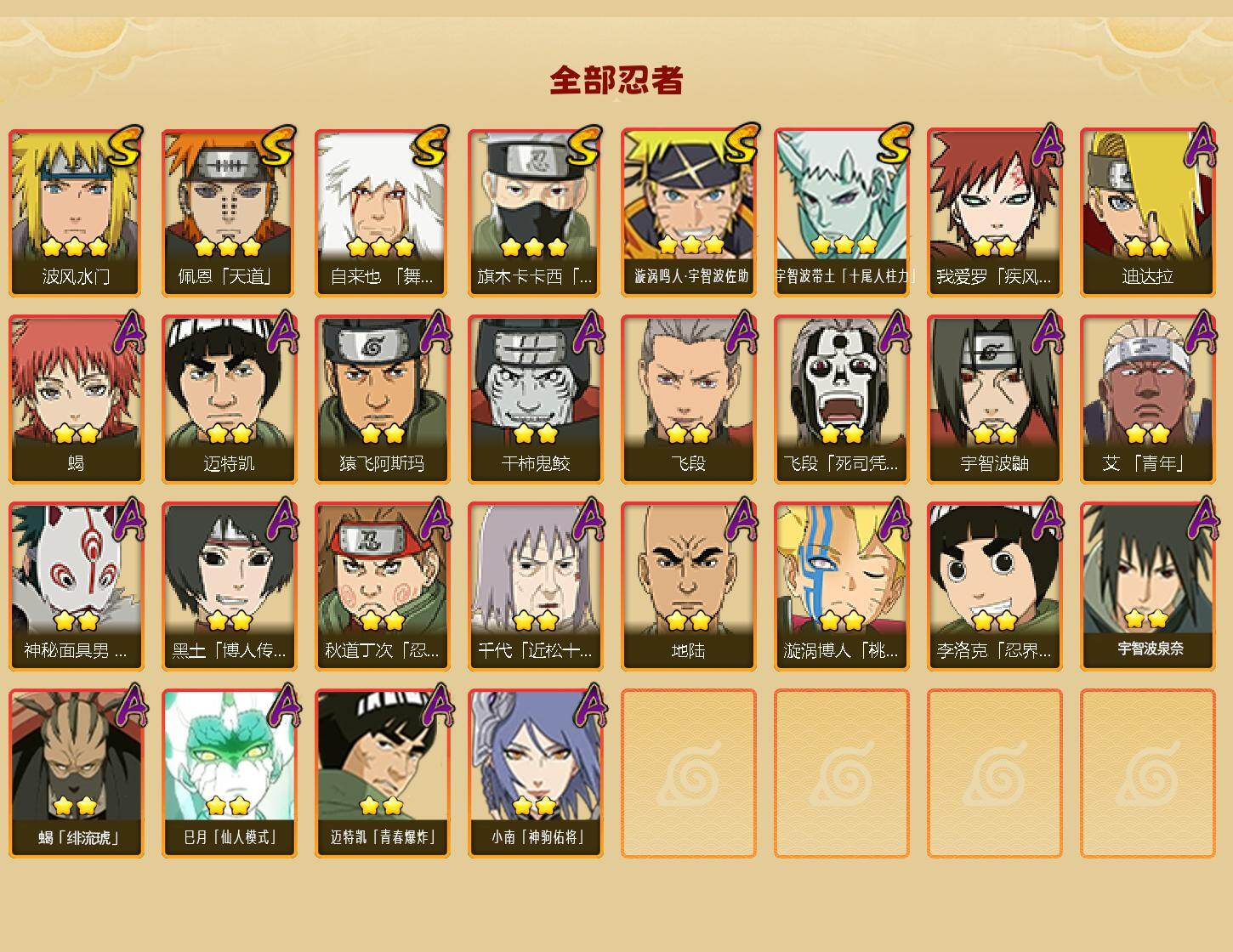 HYEY424903火影忍者账号详情图2