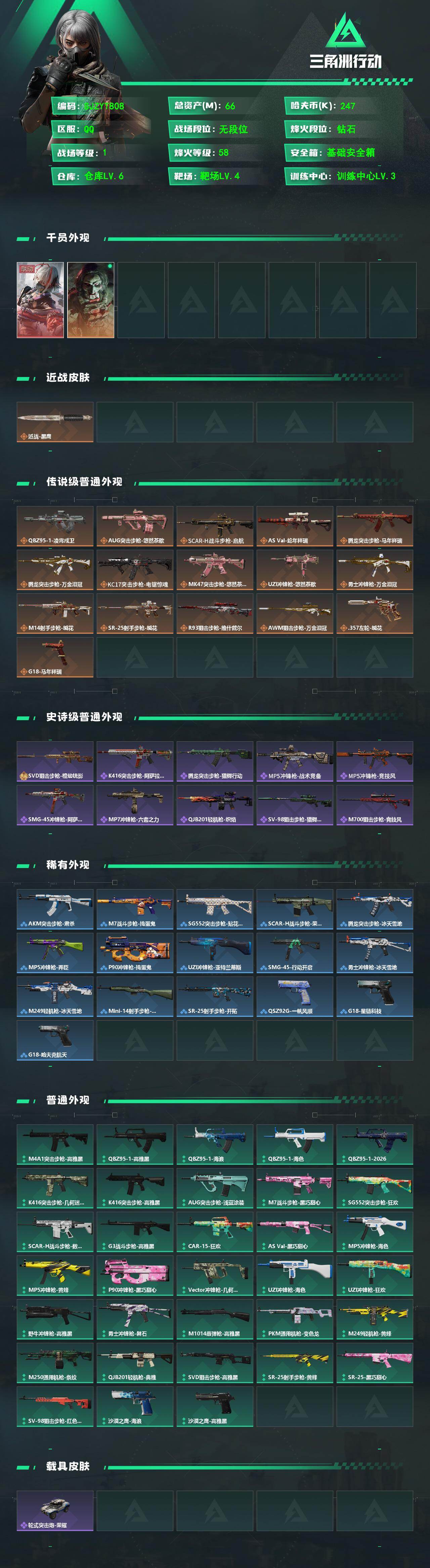 SJZEY483787三角洲行动账号详情图2