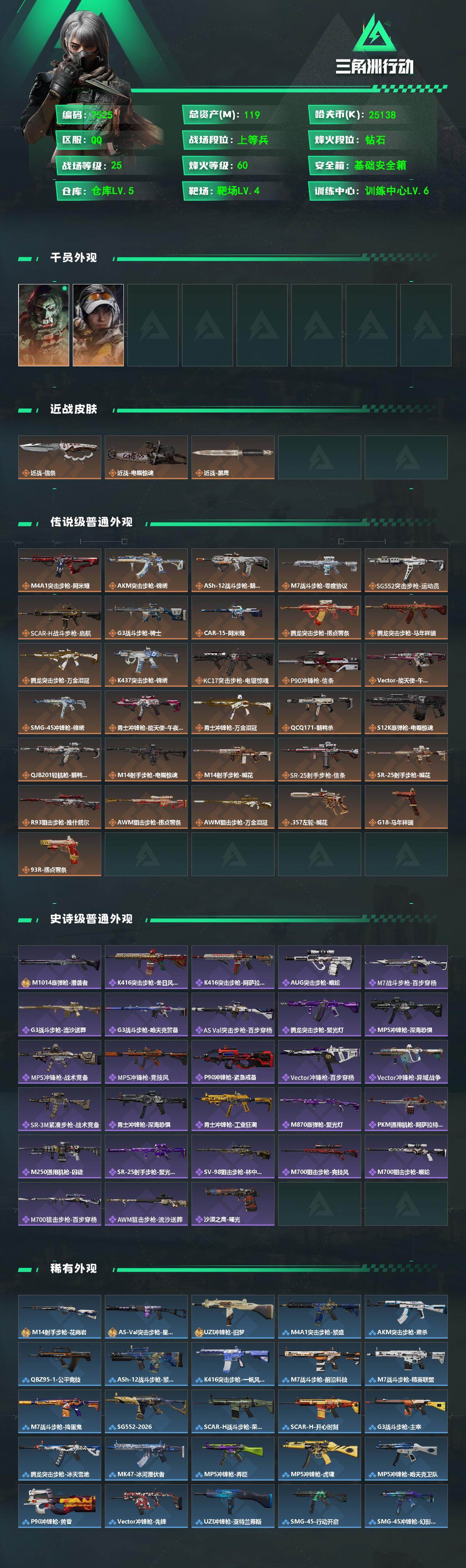 SJZCMW492313三角洲行动账号详情图2