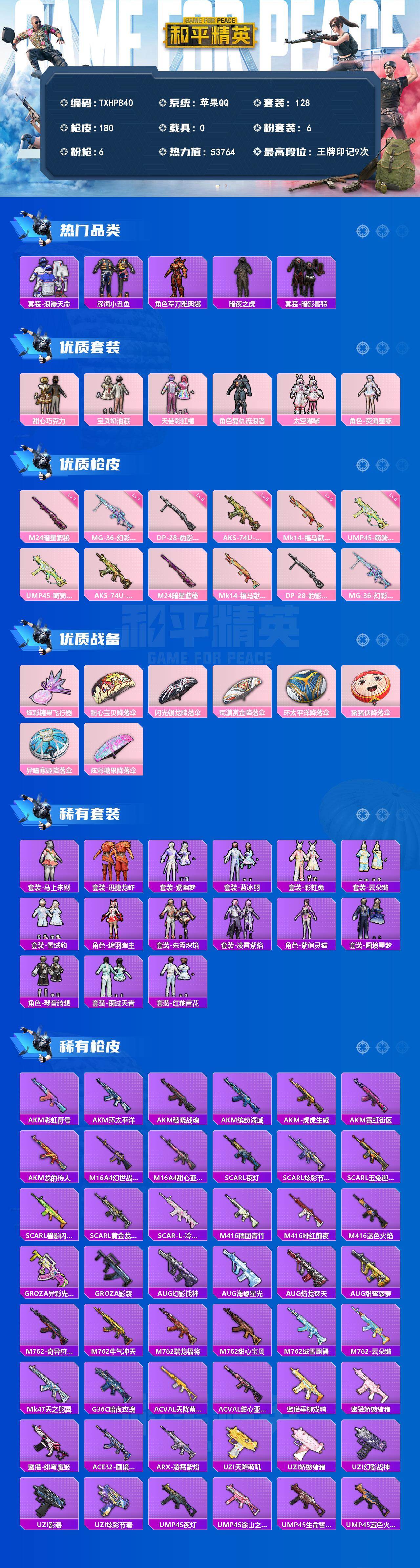 HPQM4149355和平精英账号详情图3