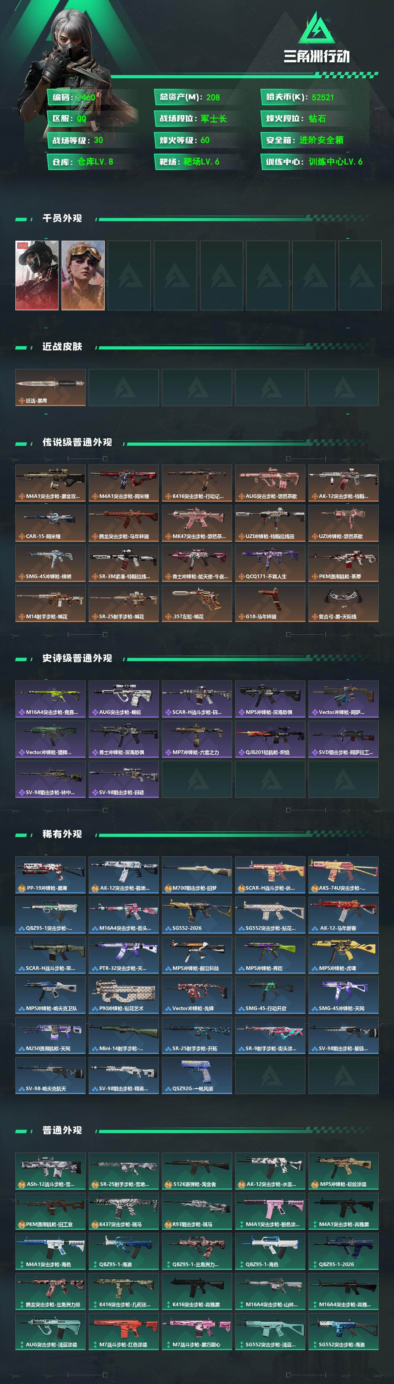 SJZCMW491209三角洲行动账号详情图2