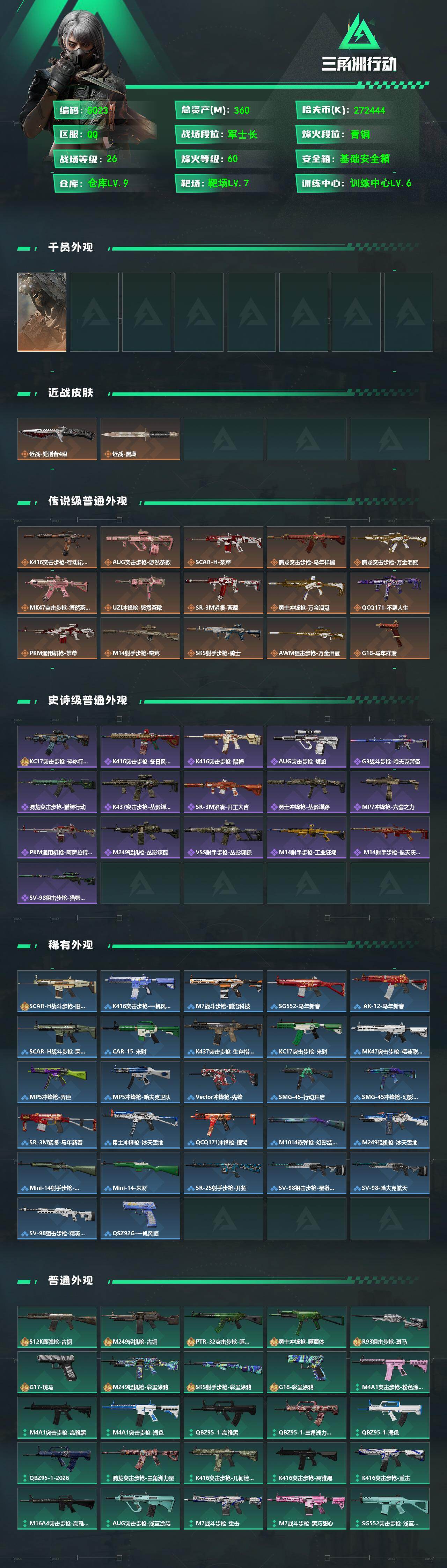 SJZQM484732三角洲行动账号详情图4