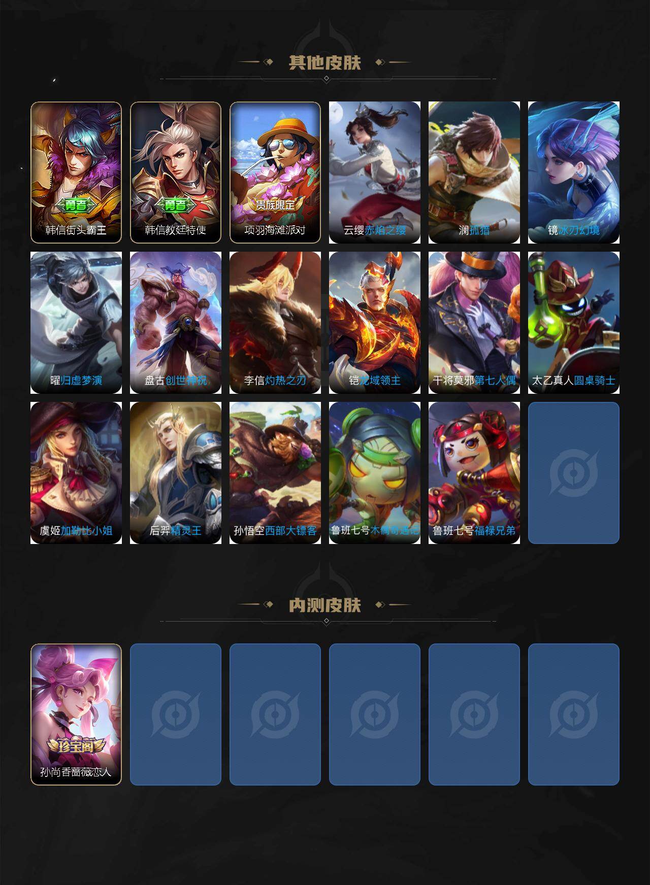 WZEY4266572王者荣耀账号详情图3 WZEY4266572王者荣耀账号详情图3