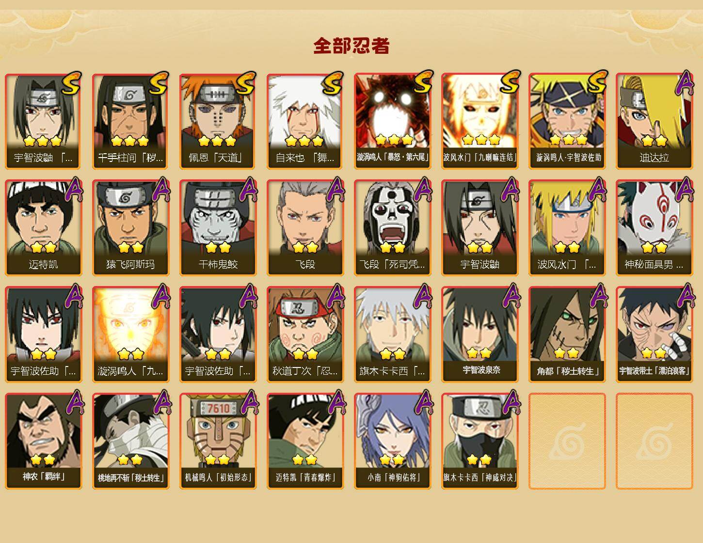 HYEY425145火影忍者账号详情图2 HYEY425145火影忍者账号详情图2