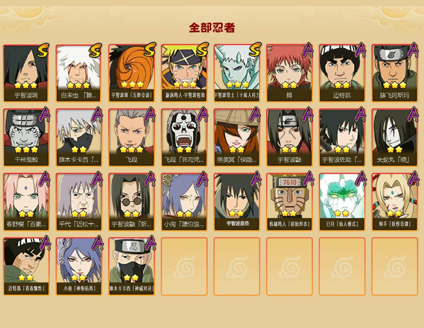 HYEY425088火影忍者账号详情图2