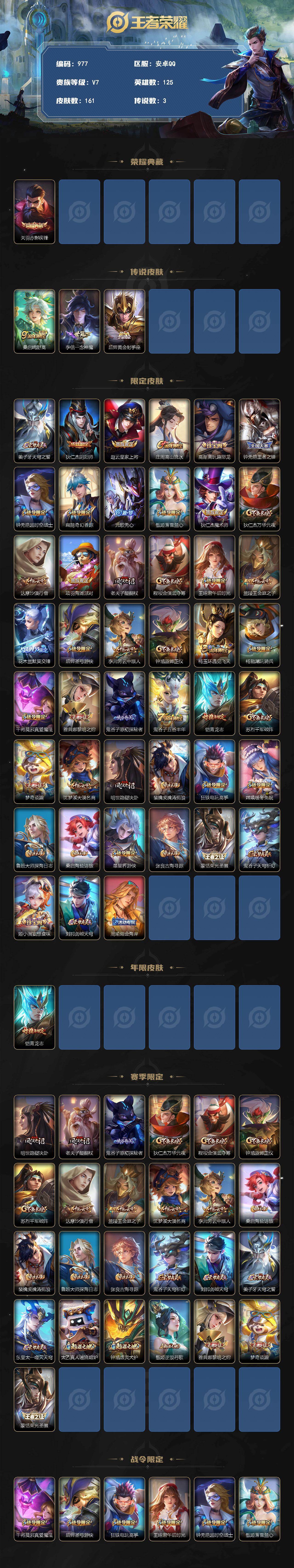 WZLFY4268672王者荣耀账号详情图2