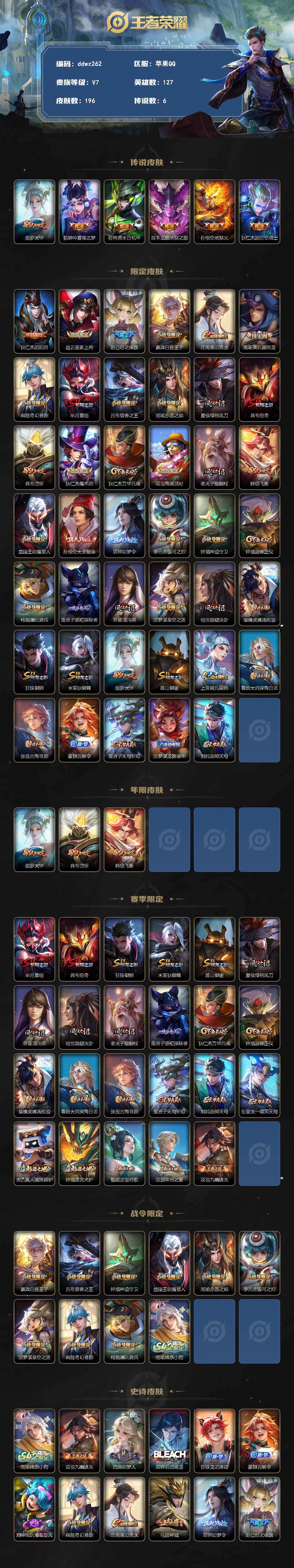 WZCMW4326374王者荣耀账号详情图2