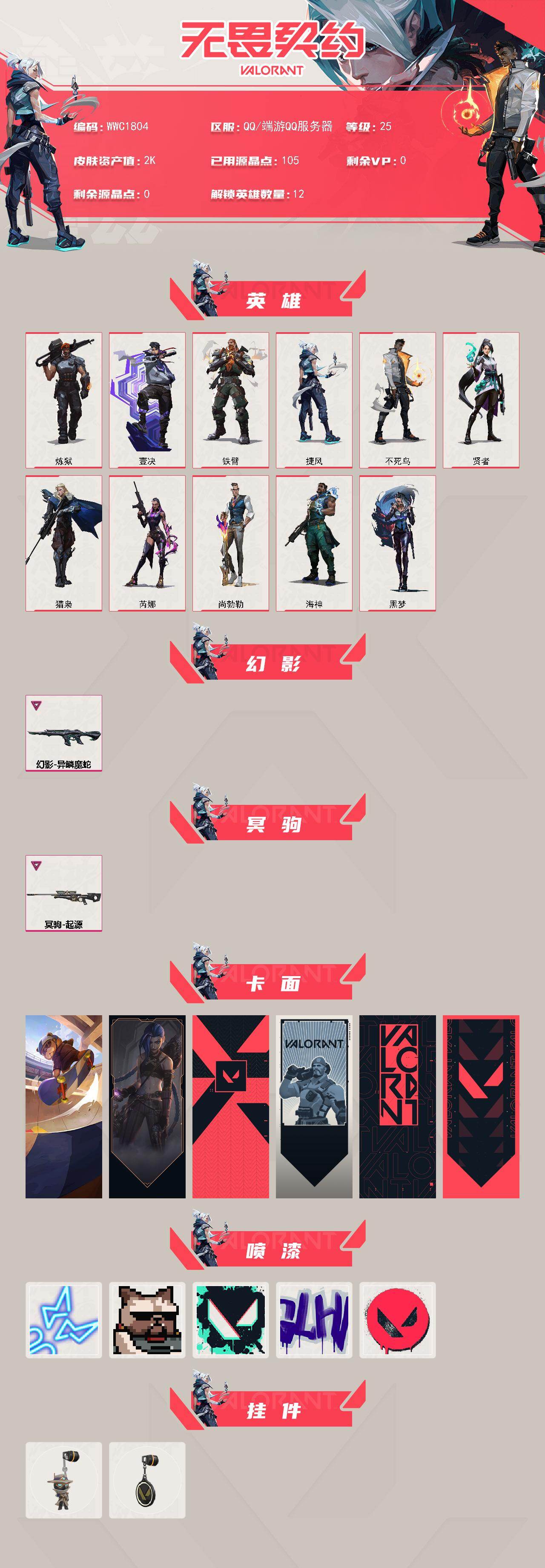 WWQEY425224无畏契约账号详情图2