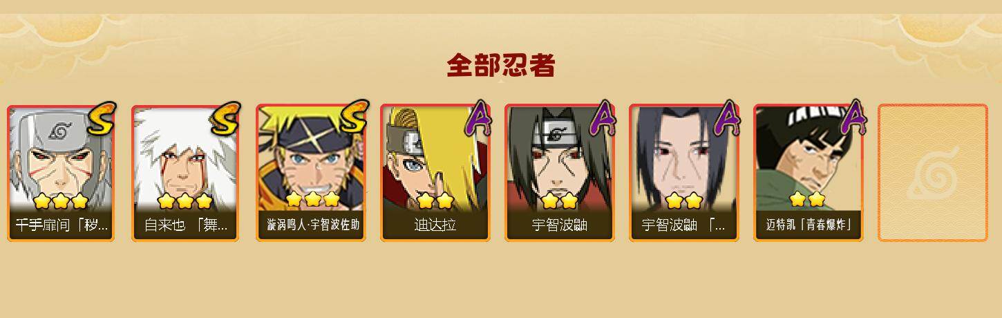 HYCMW425140火影忍者账号详情图2