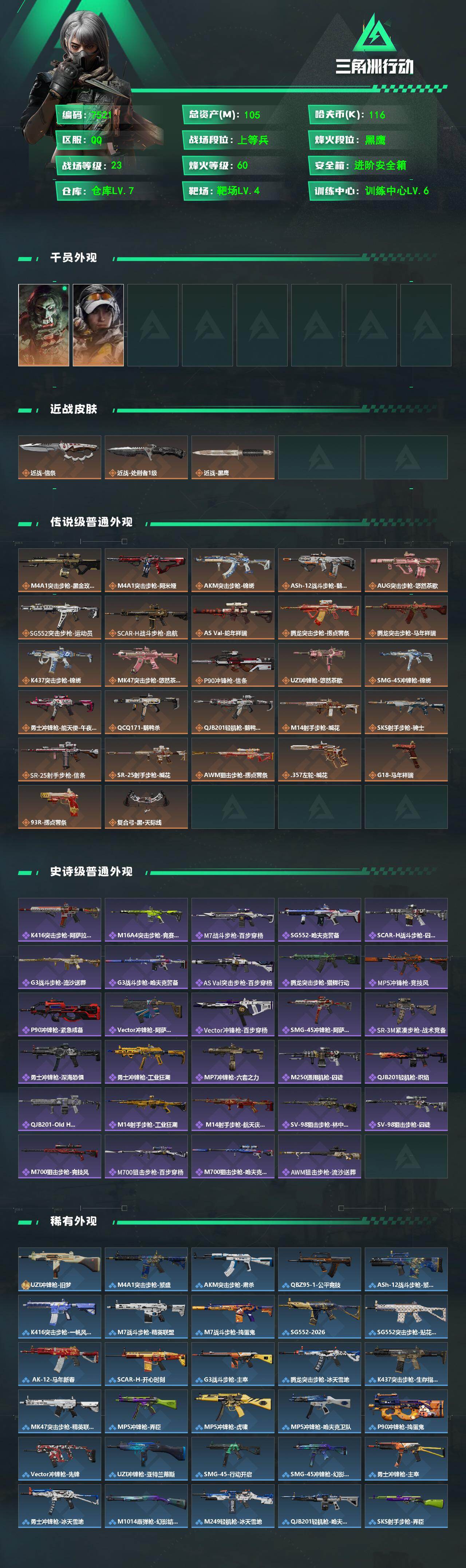 SJZCMW492230三角洲行动账号详情图2