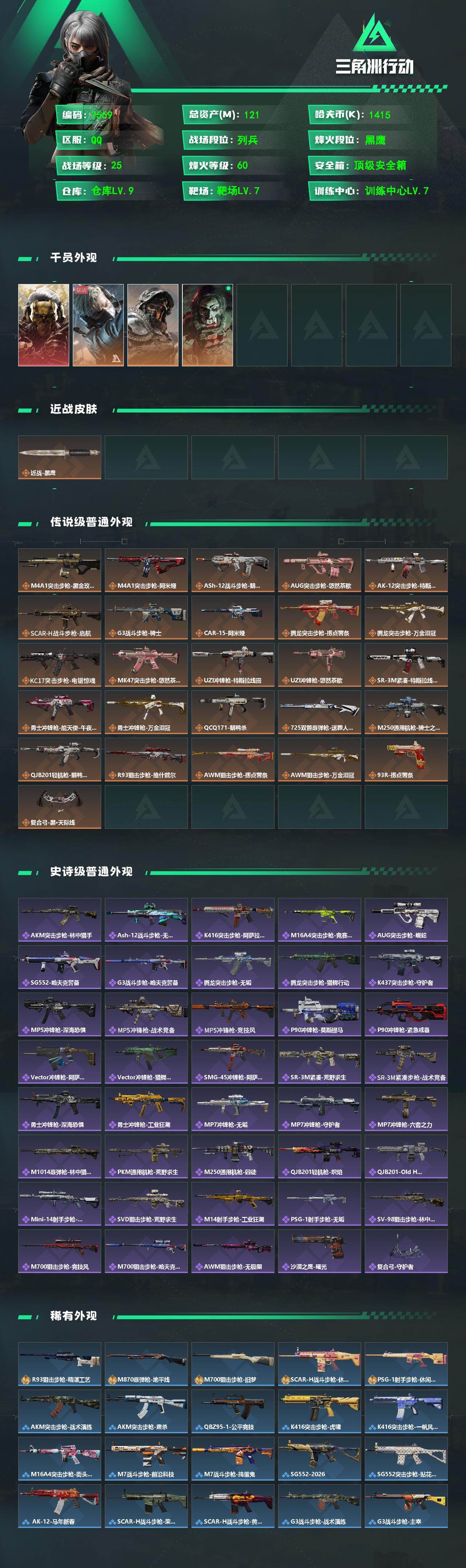 SJZCMW492374三角洲行动账号详情图2