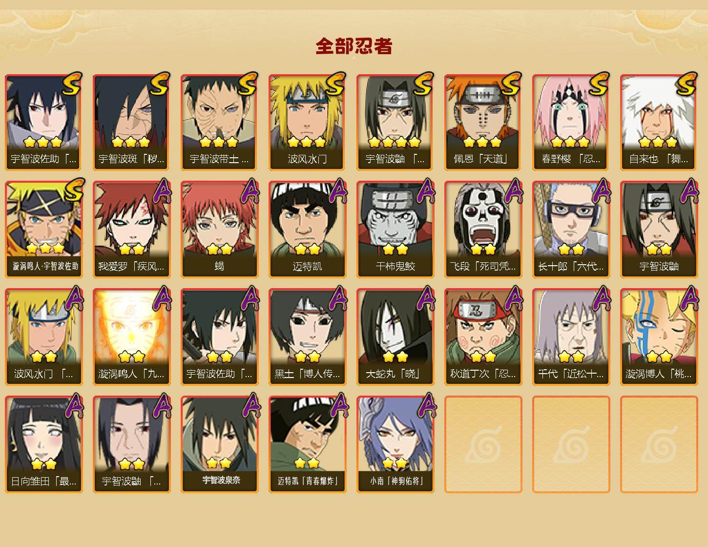 HYEY425328火影忍者账号详情图2