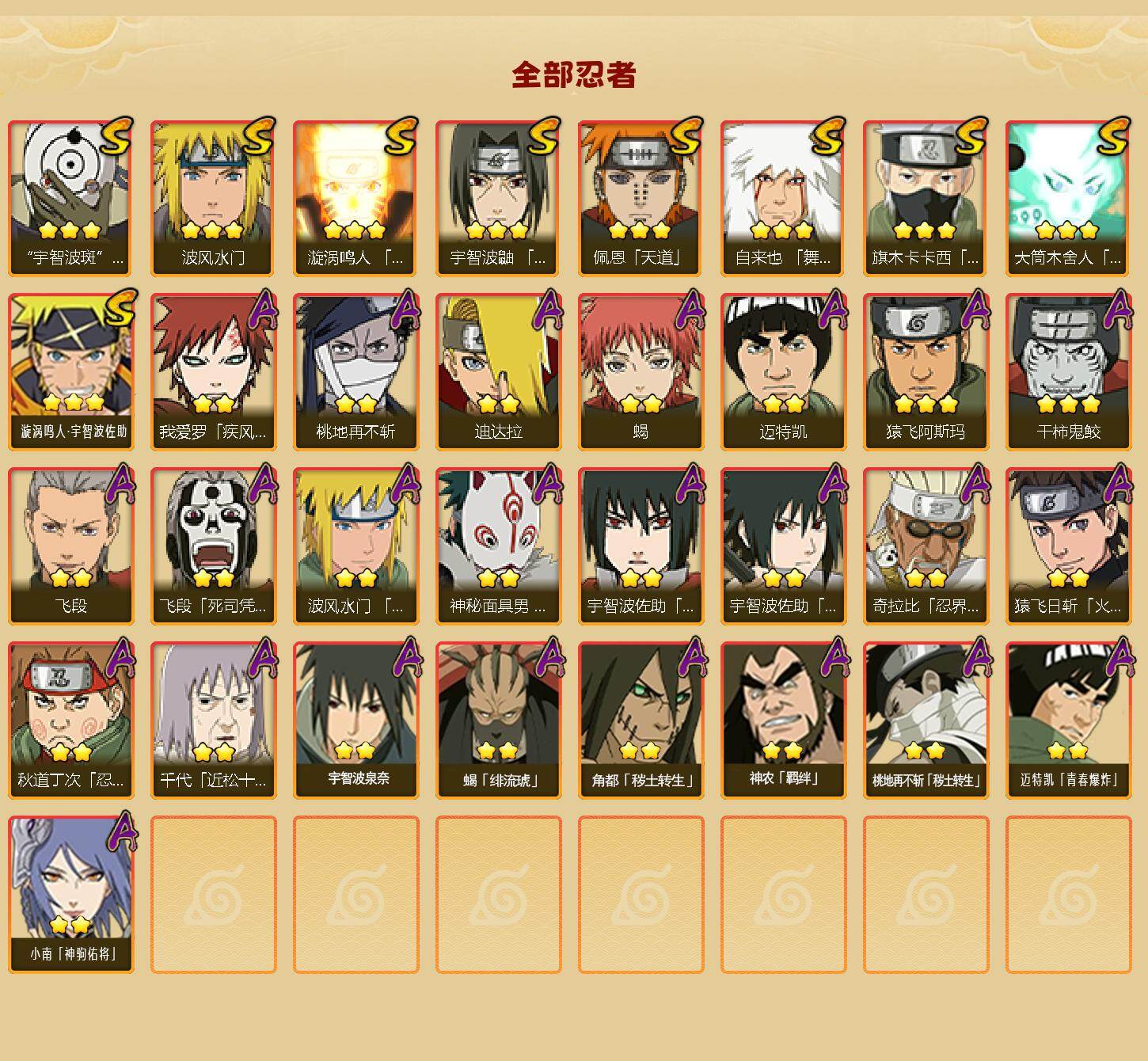 HYLFY425391火影忍者账号详情图2 HYLFY425391火影忍者账号详情图2