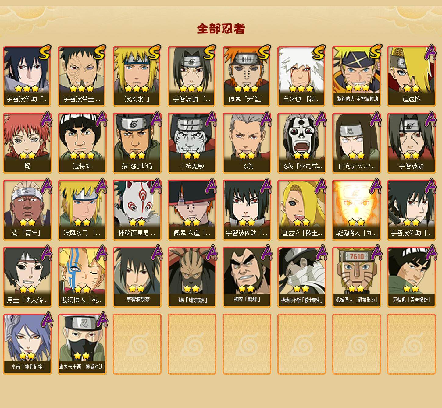 HYEY426811火影忍者账号详情图2