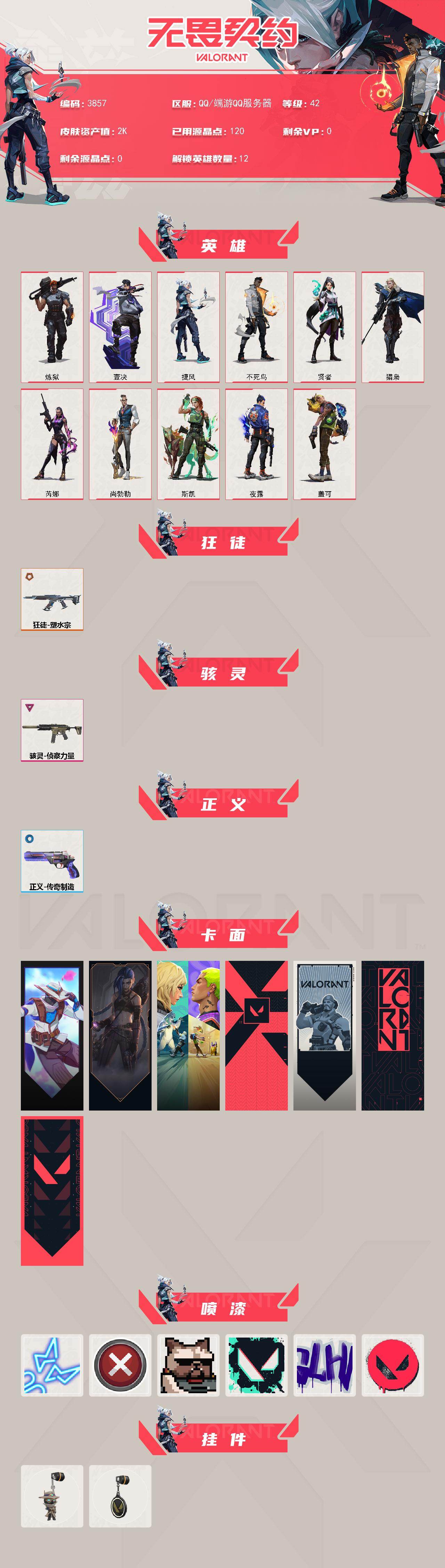 WWQXL425719无畏契约账号详情图2