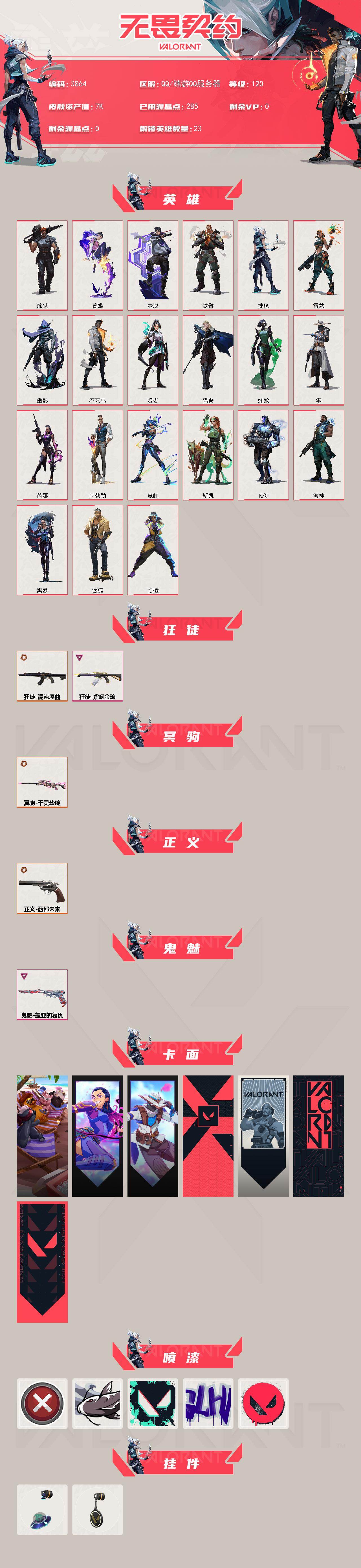 WWQXL425732无畏契约账号详情图2