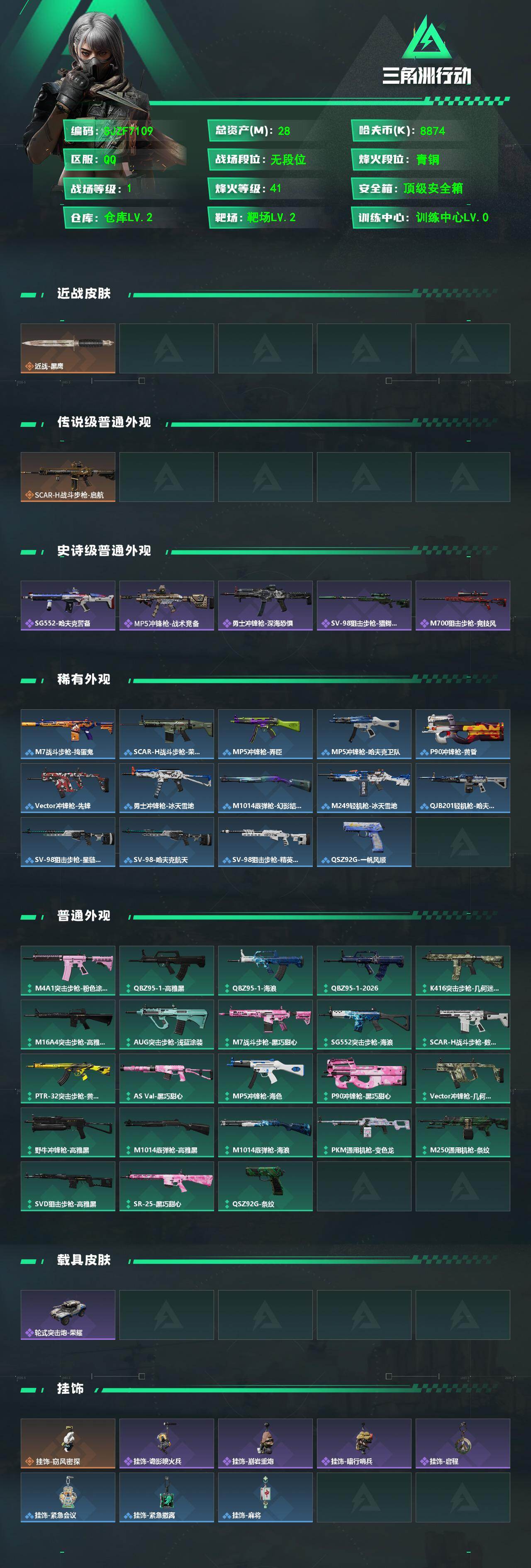 SJZEY484430三角洲行动账号详情图2