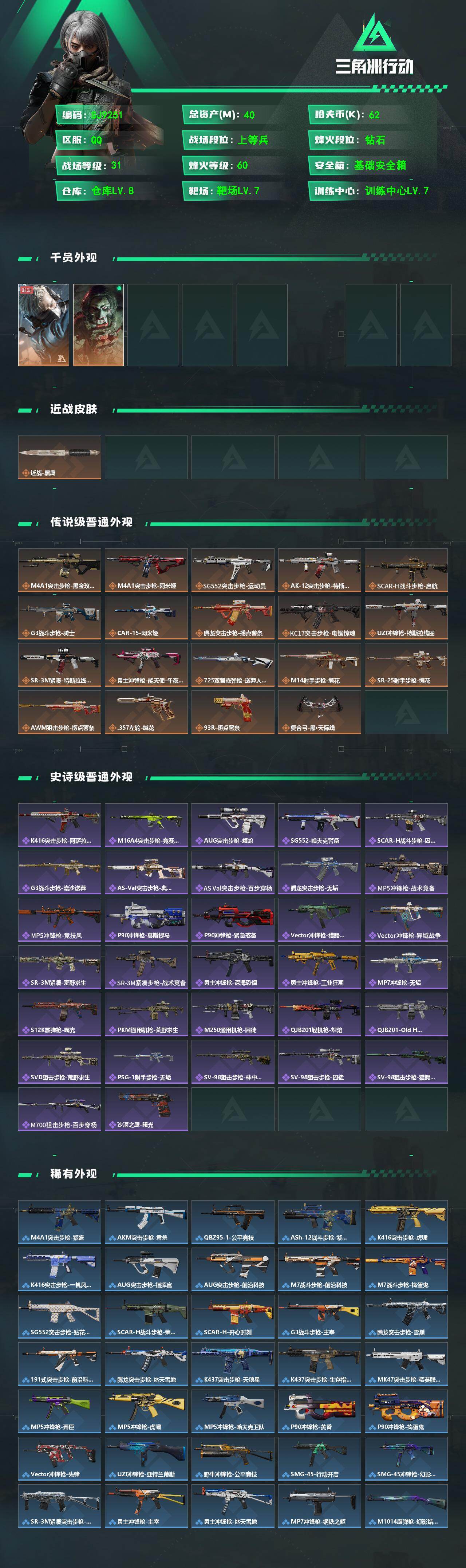 SJZEY484449三角洲行动账号详情图2