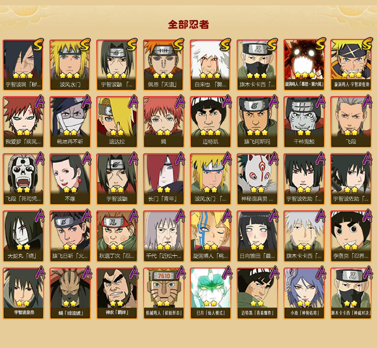 HYLFY425400火影忍者账号详情图2 HYLFY425400火影忍者账号详情图2