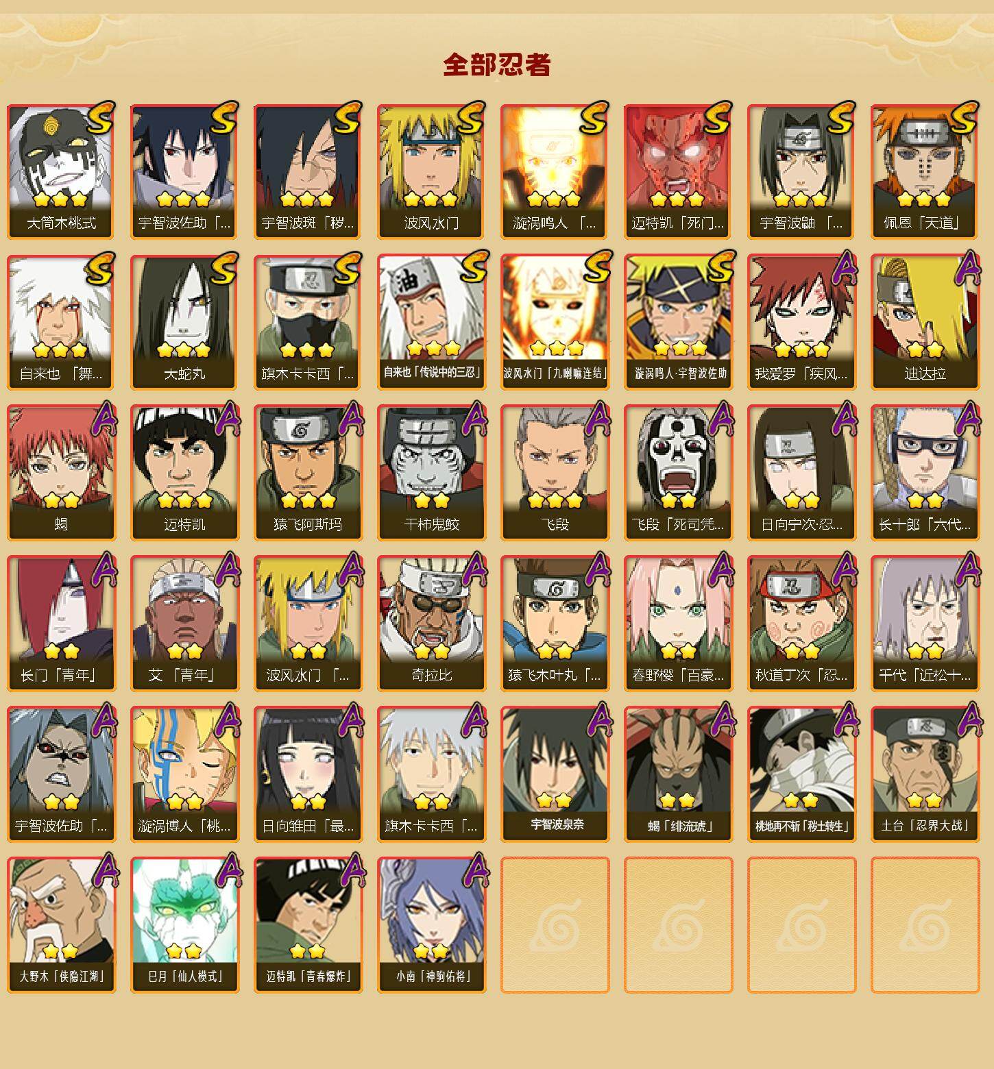 HYLFY425402火影忍者账号详情图2 HYLFY425402火影忍者账号详情图2